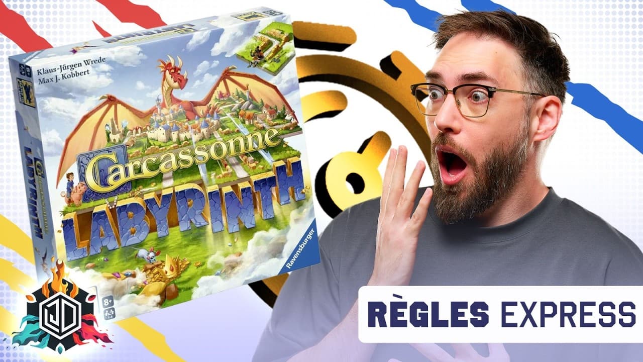 Carcassonne Labyrinthe : Règles Express en 5 minutes chrono !