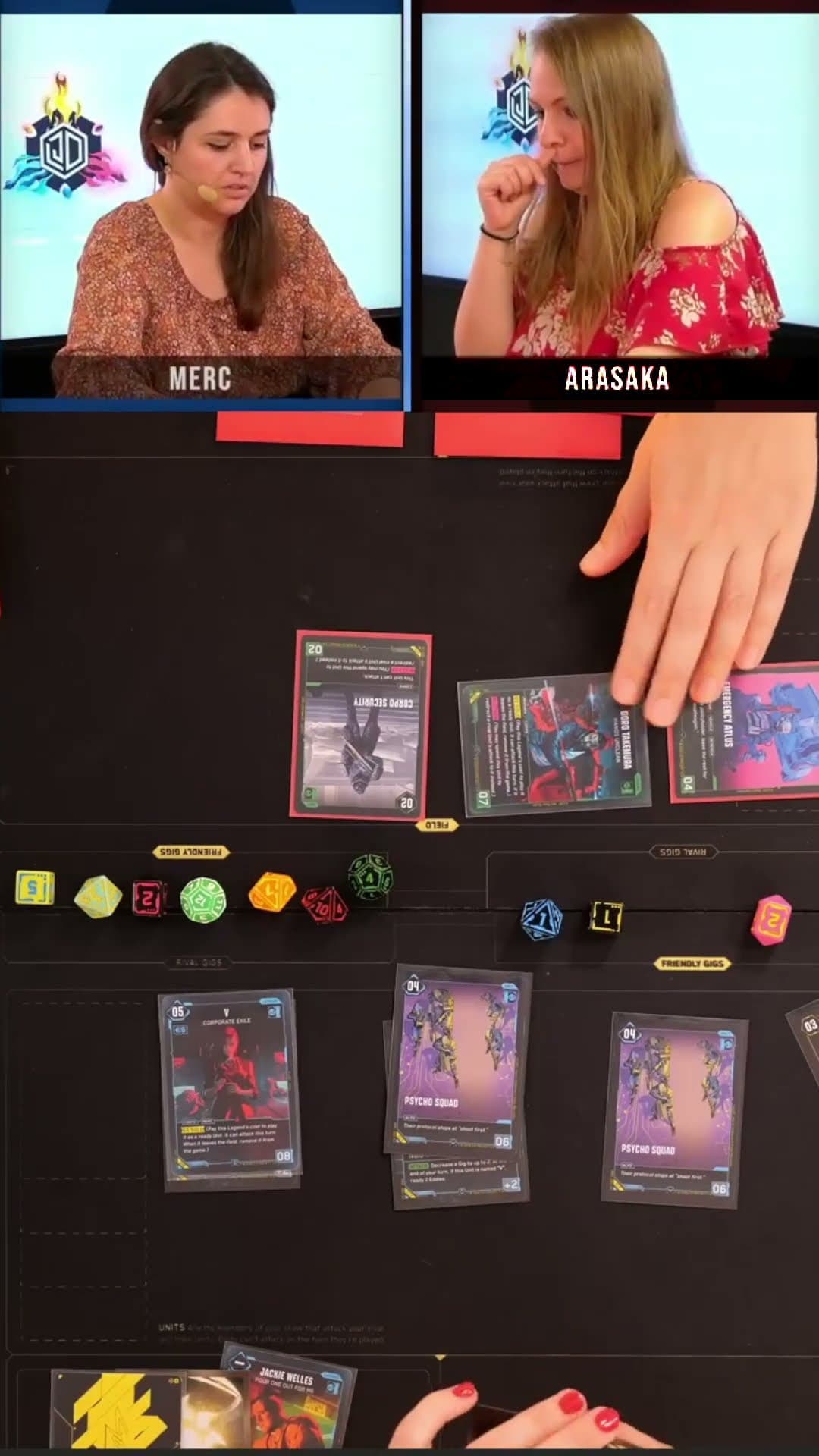 C'est MON DÉ ! 🤬​🫣​ #mastertcg #cyberpunktcg #bestof #tcg #lesjoueursdudimanche