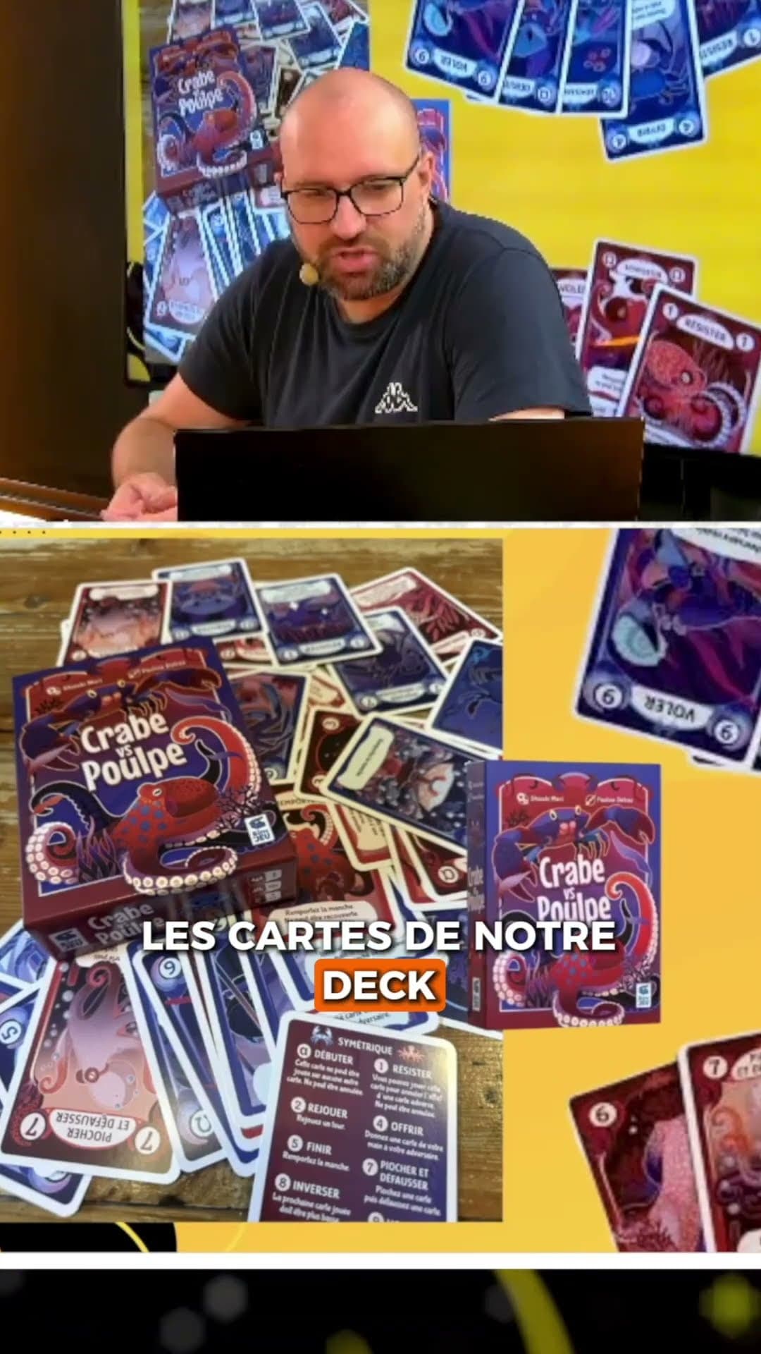 Des crabes 🦀 VS des poulpes 🐙 #jeudesociété #boardgame #ljdshow #j2s #avis