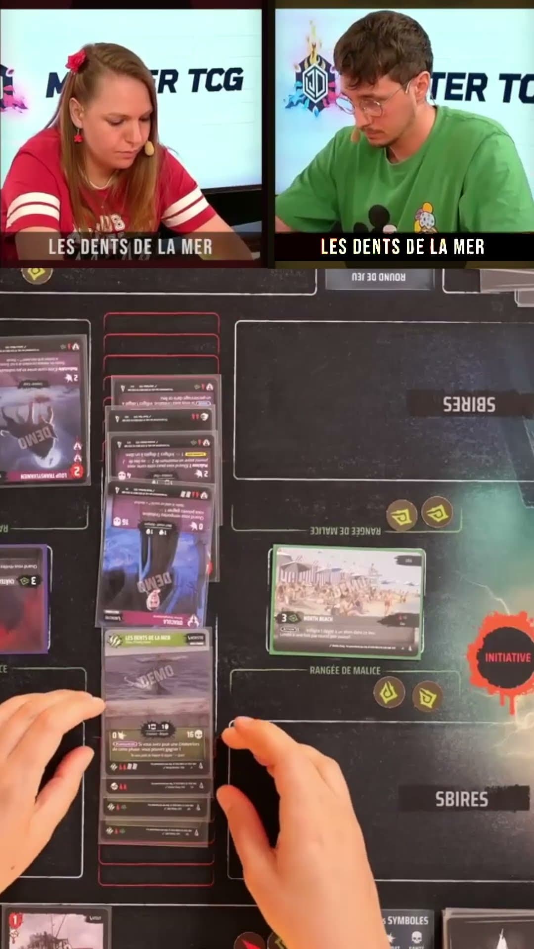 Tout tourne mal pour Marie 😵‍💫​💥​ #mastertcg #hellbreak #tcg #bestof #lesjoueursdudimanche