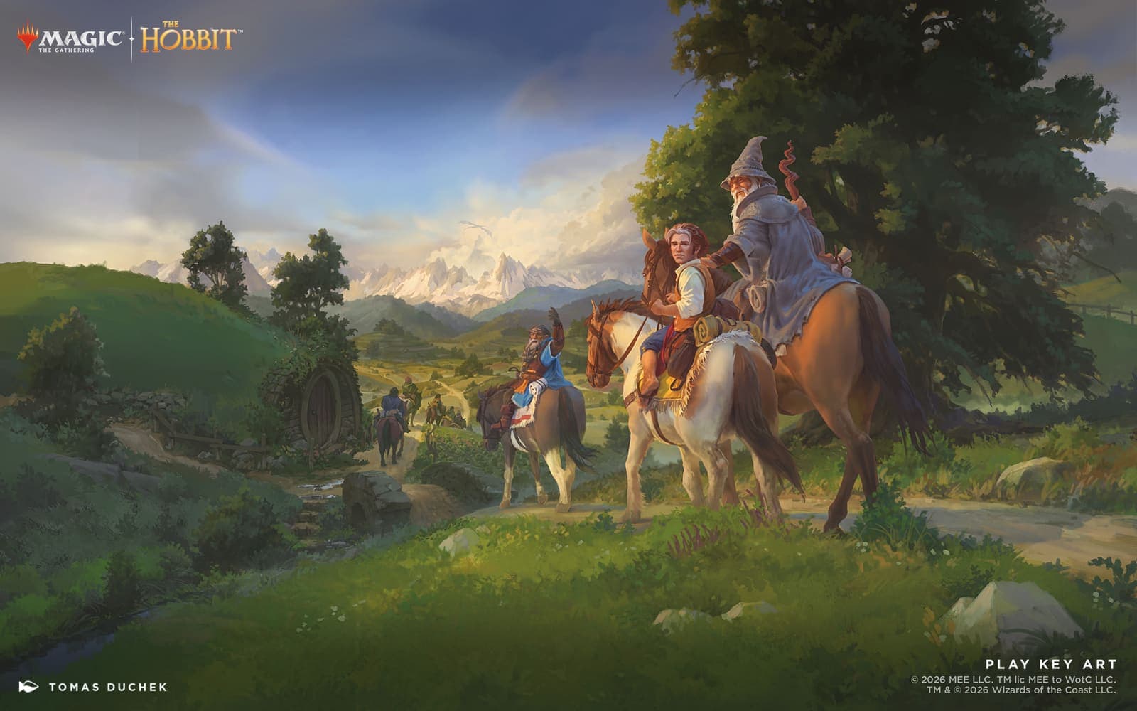 La compagnie de Thorin en marche, l'illustration principale de l'extension.