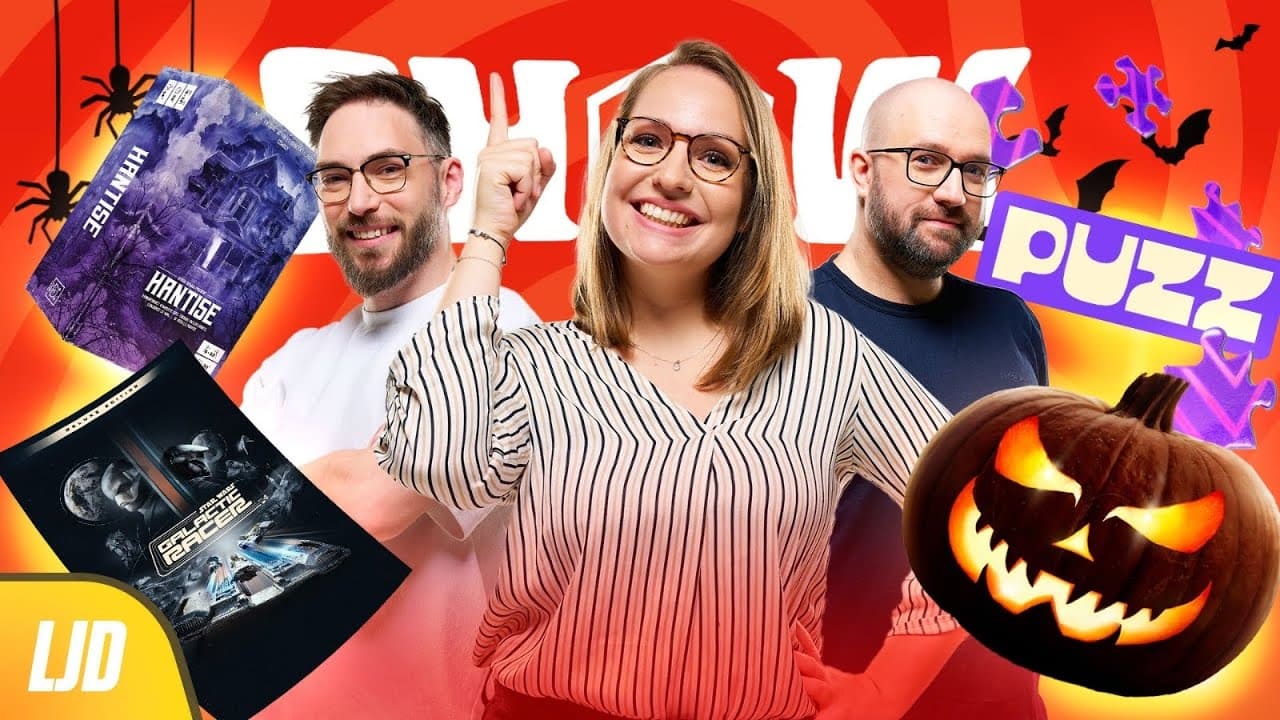 Jeux d'Halloween, Bar à Puzzle et Star Wars Galactic Racer | LJD Show