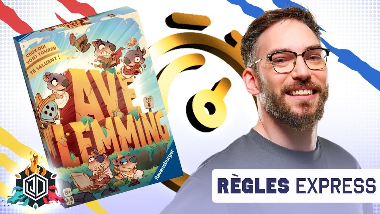 Ave Lemming : Règles Express en 9 min, faire chuter ses adversaires !