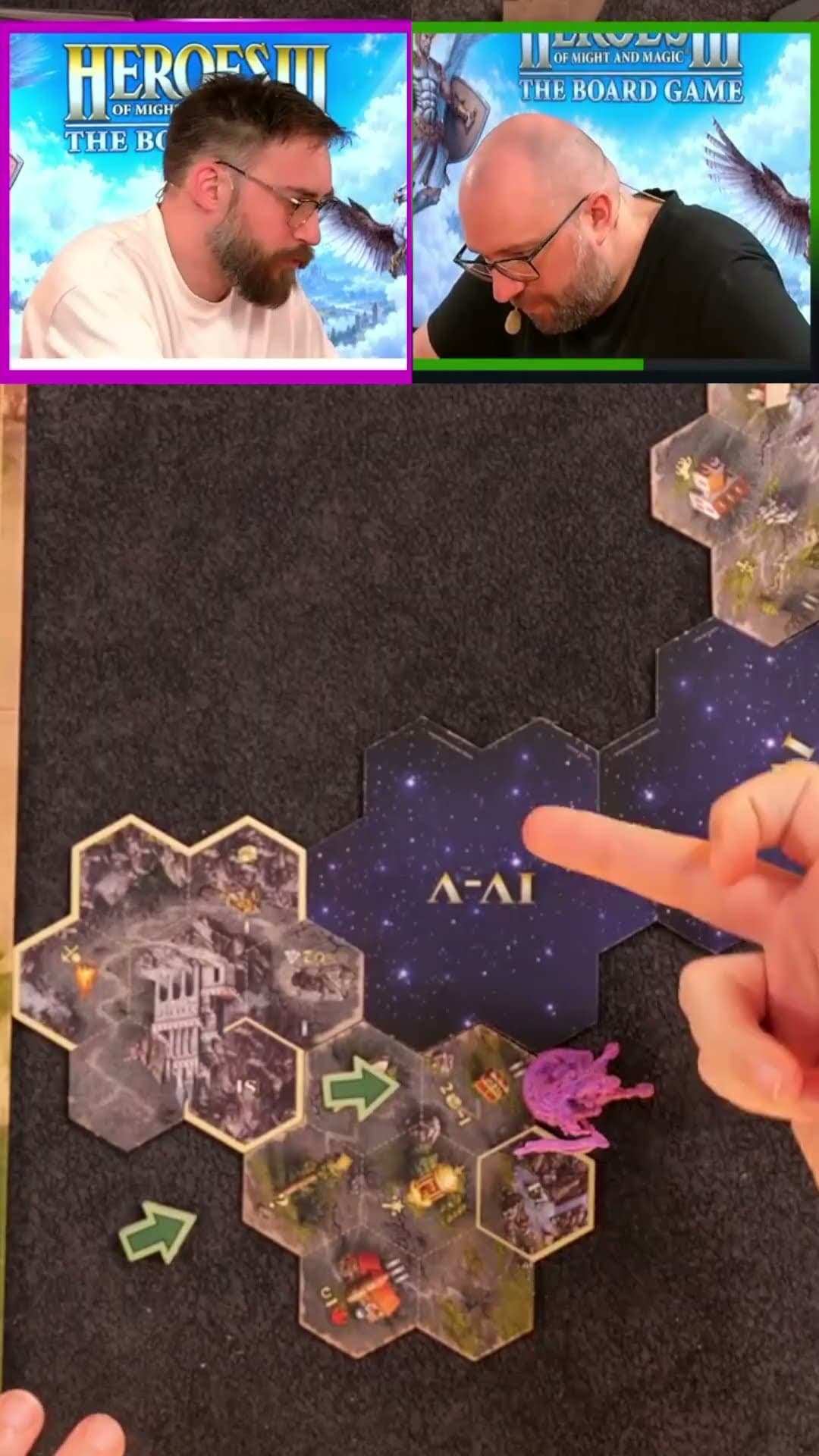 Combat, résurrection et lancés de dés #heroesofmightandmagic #bestof #boardgame #1vs1