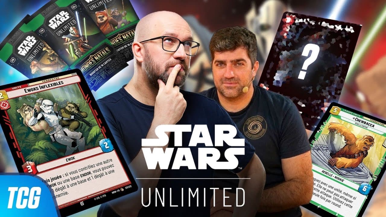 Deux displays ouverts : légendaires, prestiges et Fortifié | Opening SWU set 9 Mondes Natals