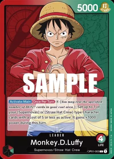 Monkey D. Luffy – Leader