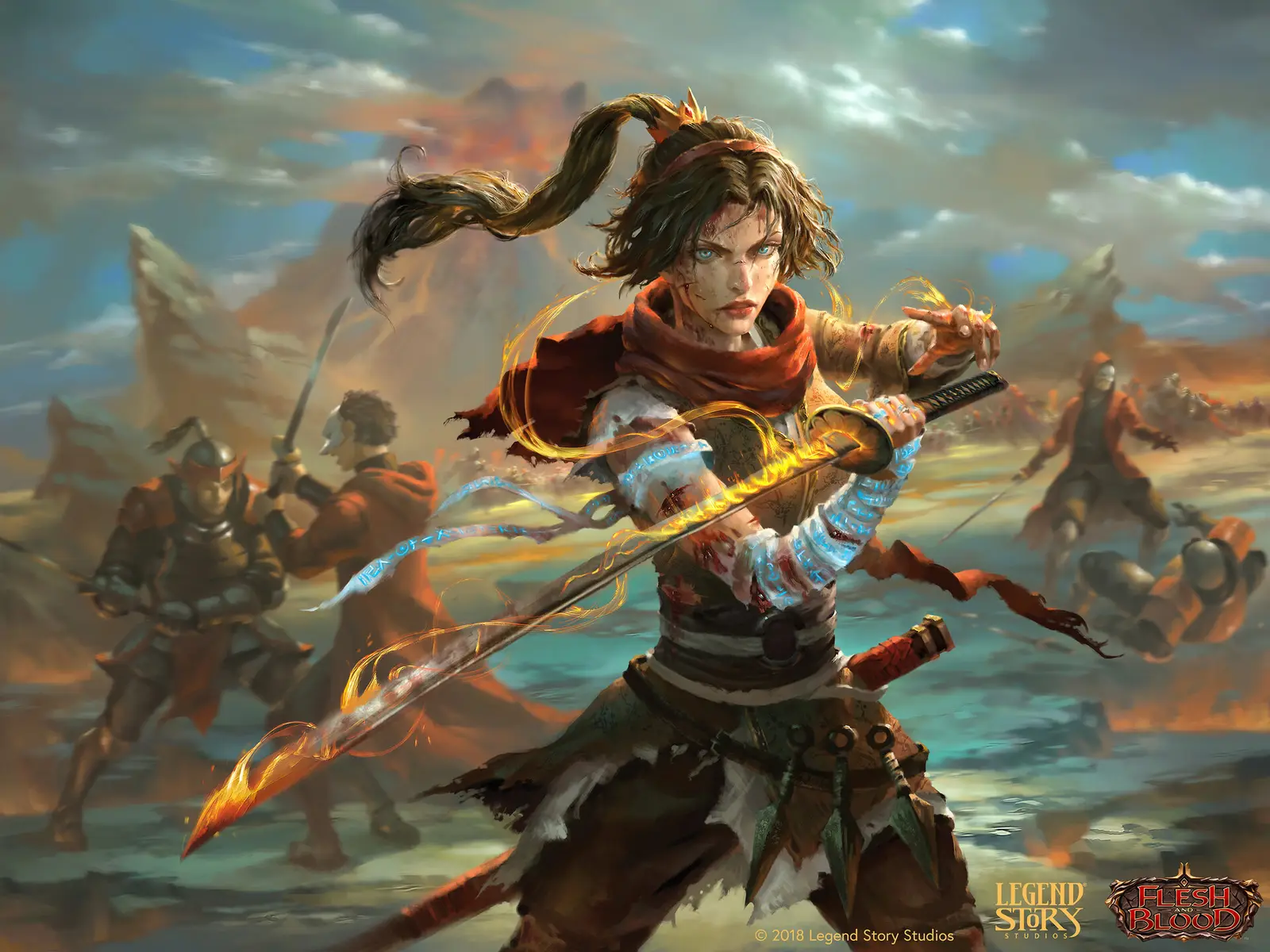 Scar for a Scar, illustration officielle Flesh and Blood