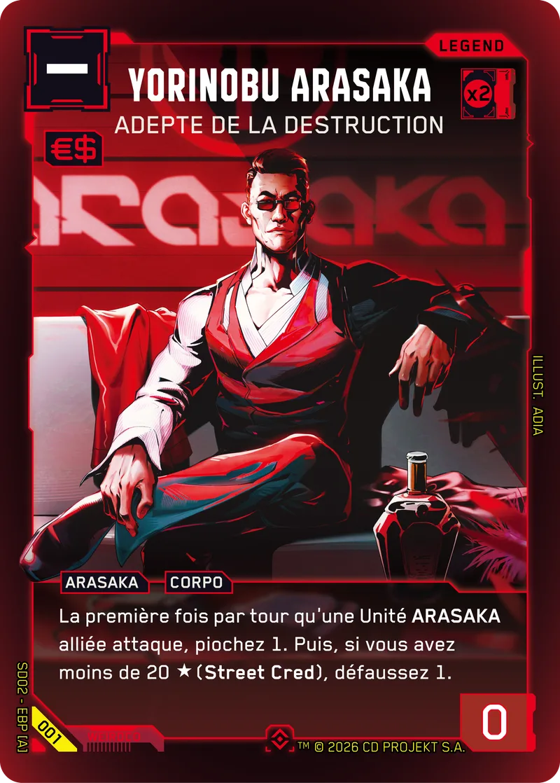 Yorinobu Arasaka, Embracing Destruction